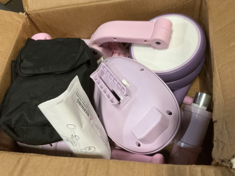 Condition photo showing Good Condition for 5 in 1 Toddler Tricycle with Steering Push Handle for 1 2 3 4 Years Old, Kids Trike with Removable Pedals, First Riding Toy Birthday Christmas Gift for Girls Boys, Pink