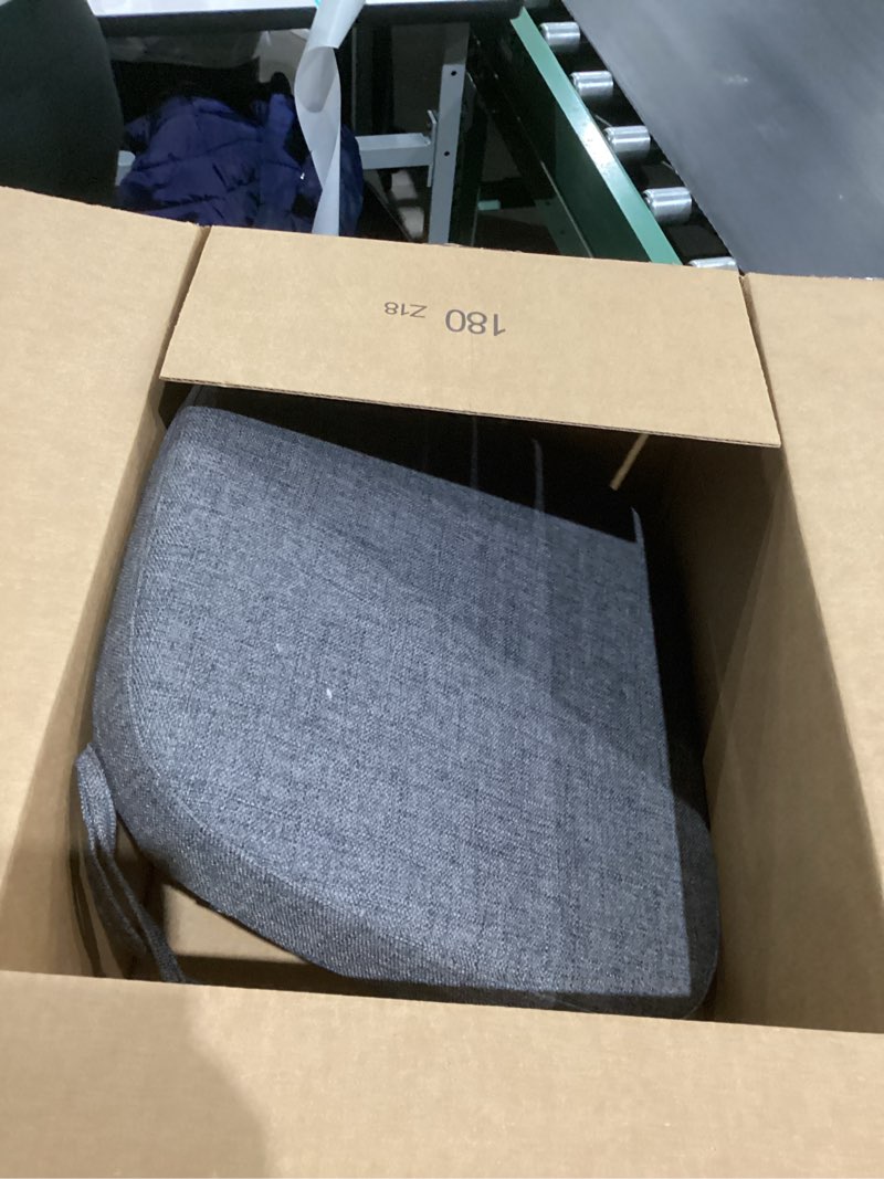 BUYUE Thickened 2.5" Friendly Woven Fabric Dining Chair Cushion, U-Shape High Density Foam Comfortab