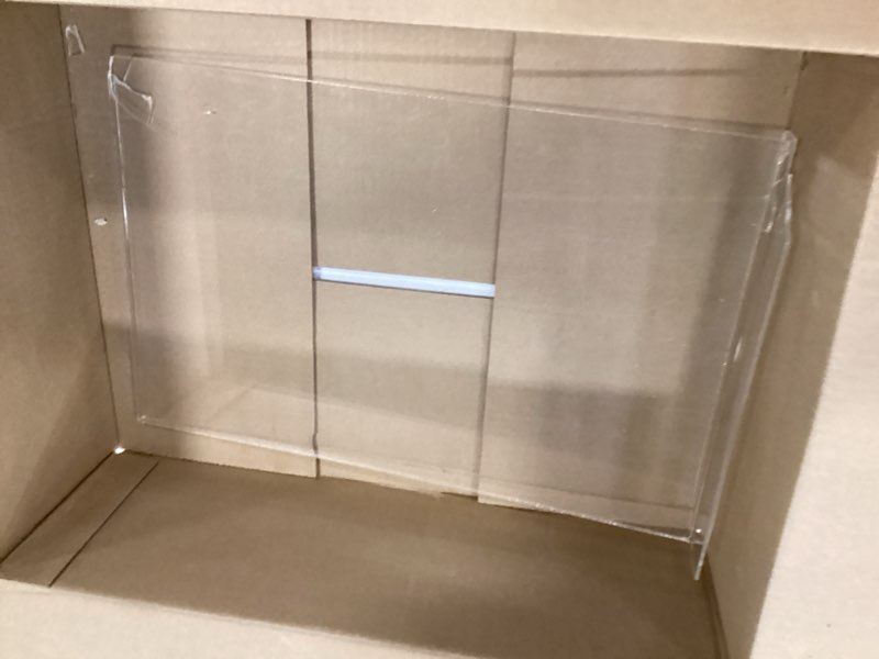 Condition photo showing As Is for newnewshow 6 Pack 4x6 inch Acrylic Sign Holder T Shape Double Sided Desktop Display Holder Flyer Holder Menu Holder