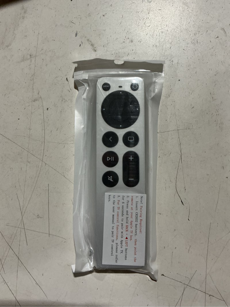 Condition photo showing New/Like New for replacement remote control for all apple tvs: for apple 4k/ gen 1 2 3 4/ hd a2169 a1842 a1625 a1427 a1469 a1378 a1218 with tv control function for apple tv