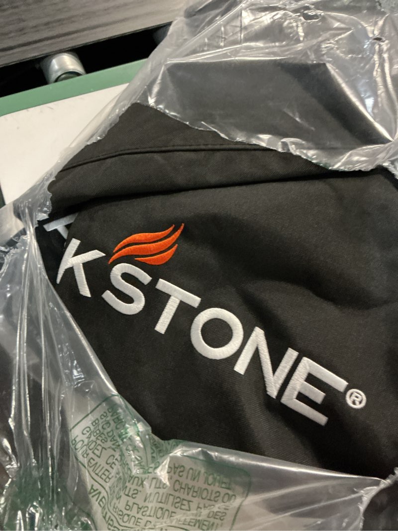 Condition photo showing Good Condition for blackstone 5482 griddle cover fits 36 inches cooking station with hood weather resistant, heavy duty 600d polyester flat top gas grill cover with cinch straps 36" black 36" griddle hood cover