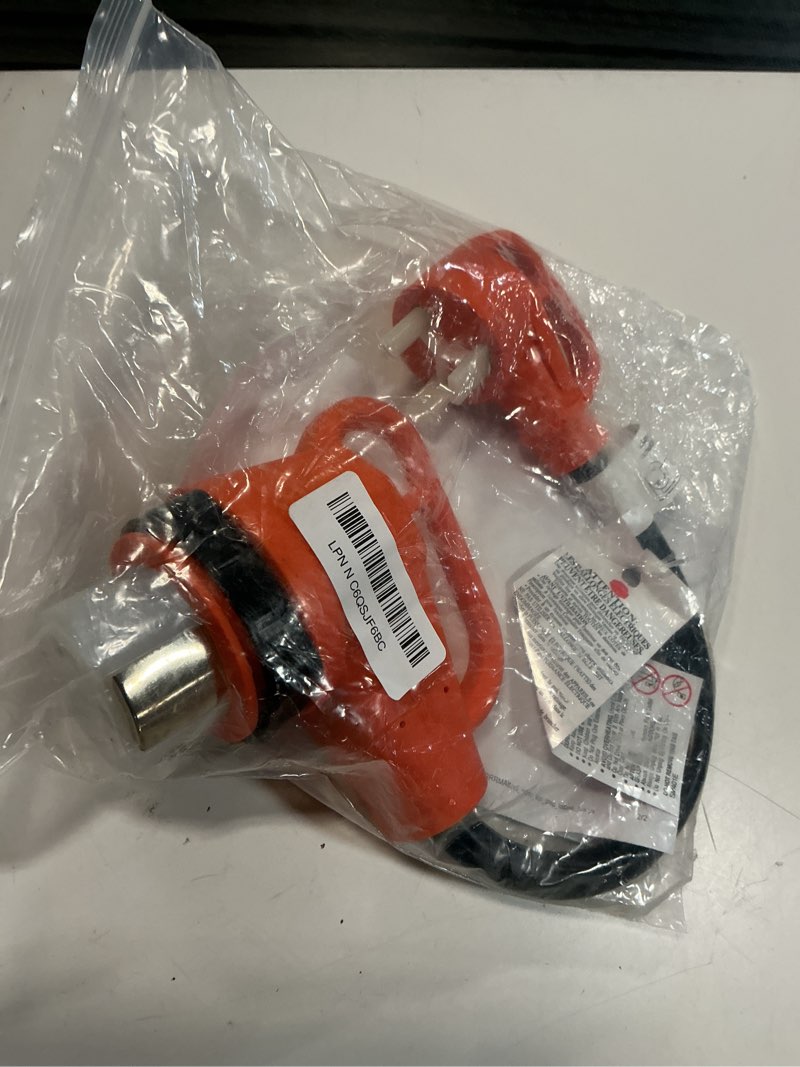 Condition photo showing Good Condition for 30 amp to 50 amp rv adapter with twist lock for 30a rv extension cord and generator, nema tt-30p to nema ss2-50r electrical power adapter with upgraded handle, etl listed, 3-year warranty 30amp to 50amp