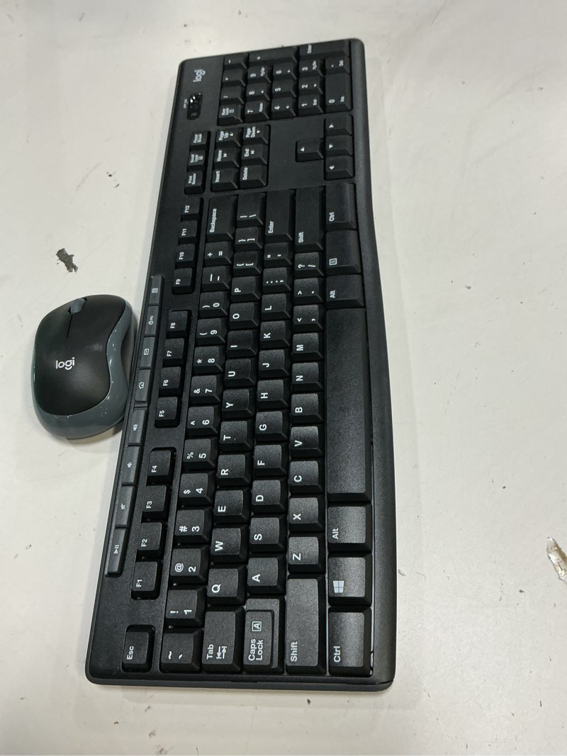 Condition photo showing Good Condition for Logitech MK270 Wireless Keyboard and Mouse Combo for Windows, 2.4 GHz, 8 Multimedia Keys, PC, Laptop, Wireless Keyboard Compact Mouse Combo - Black Black 1 Pack Combo