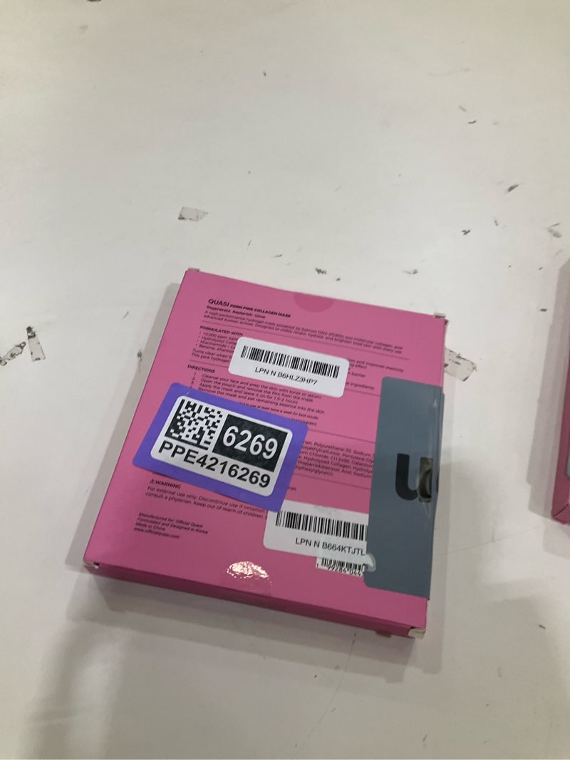 Condition photo showing New/Like New for Quasi Salmon PDRN Collagen Mask – Korean Skin care Gel Face Mask for Hydration, Firming & Smoothing Skincare, Collagen Boost & Pore Care – 4 Masks, Non-Irritating, Natural Ingredients