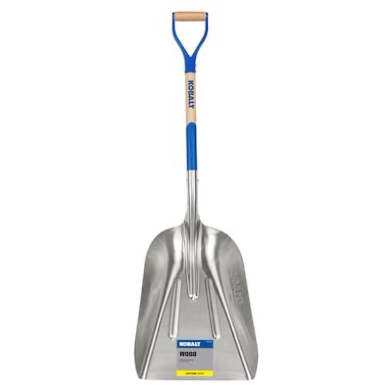 kobalt 20-in wood d-handle scoop