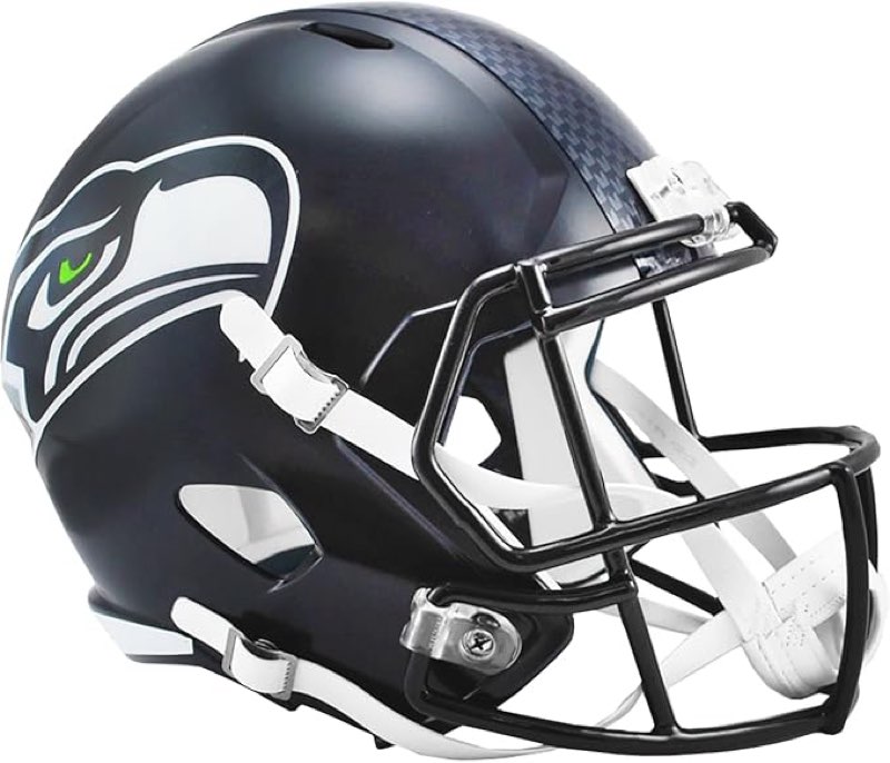 Seattle Seahawks Current New Riddell Speed Replica Full Size Football Helmet - NFL Replica Helmets