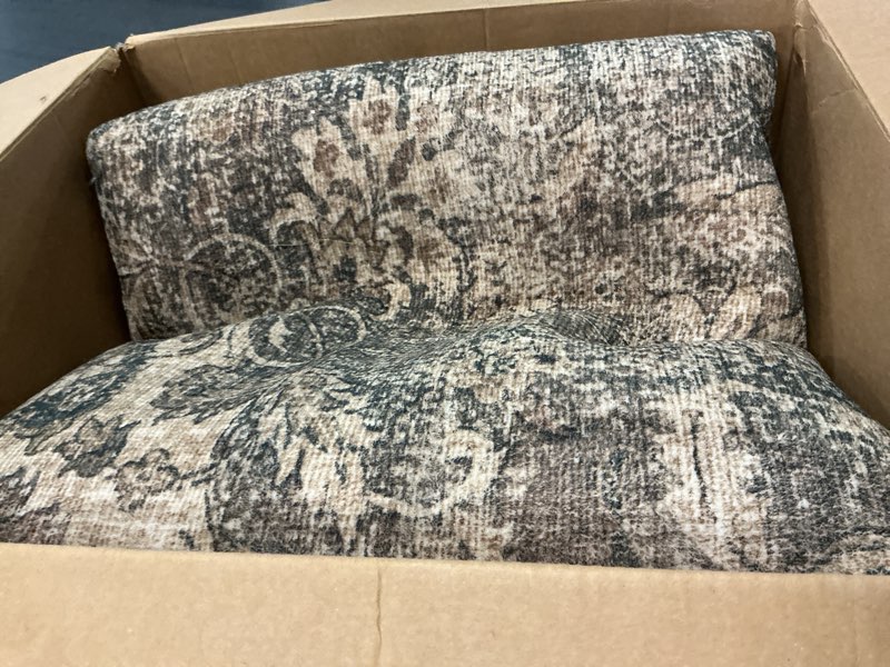 Condition photo showing As Is for wondrg 8x10 washable brown area rug vintage living room bedroom carpet non-slip soft low pile distressed indoor large throw rug for dining room office 8' x 10' (rectangular) brown/black