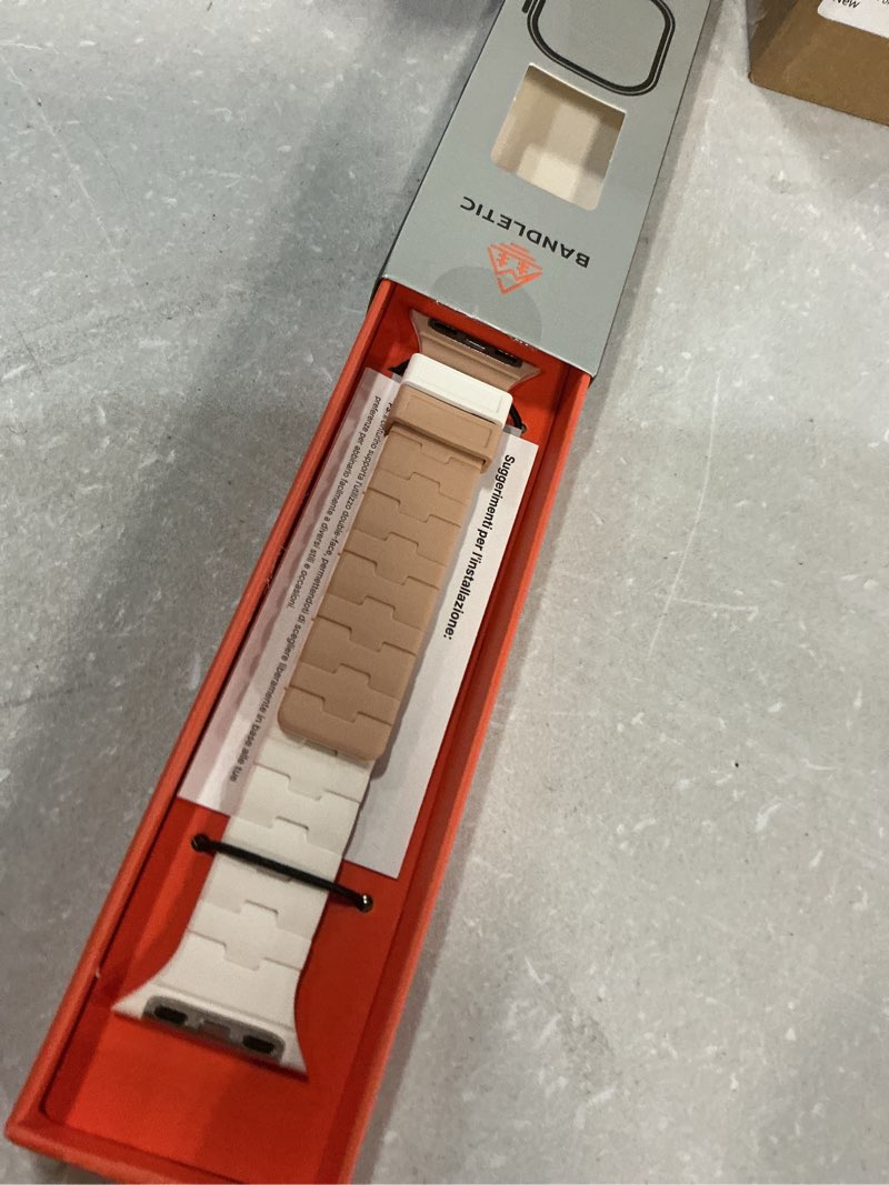 Condition photo showing Good Condition for bandletic reversible magnetic band compatible with apple watch bands for women men, strong magnet strap replacement for iwatch bands 42mm(series 11/10),41mm(9/8/7), 40mm(se3/se2/se/6/5/4),38mm(3/2/1) starlight/milk tea 38mm/40mm/41mm/42mm(series 11 10)