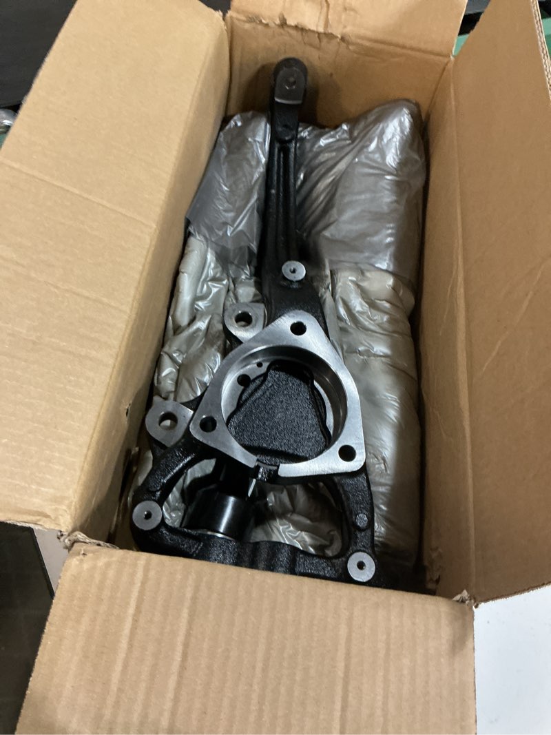 Condition photo showing Good Condition for front right passenger side suspension steering knuckle for chrysler 300 2012-2021, for dodge charger & challenger 2012-2021 (without brembo brakes), 05168420af 5168420ae 698-298 698298