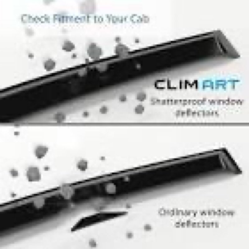 in-Channel Rain Guards for Volkswagen (VW) Atlas 2018-2026, Window Visor Shields Vent Deflector Shad