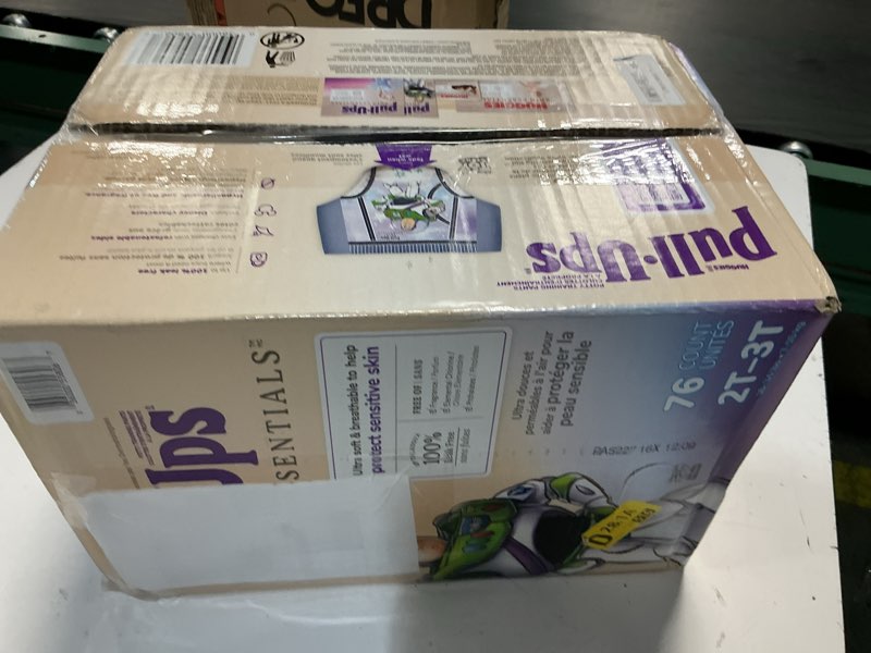 Condition photo showing New/Like New for pull-ups boys' skin essentials potty training pants, training underwear, 2t-3t (16-34 lbs), 76 ct 2t-3t 76