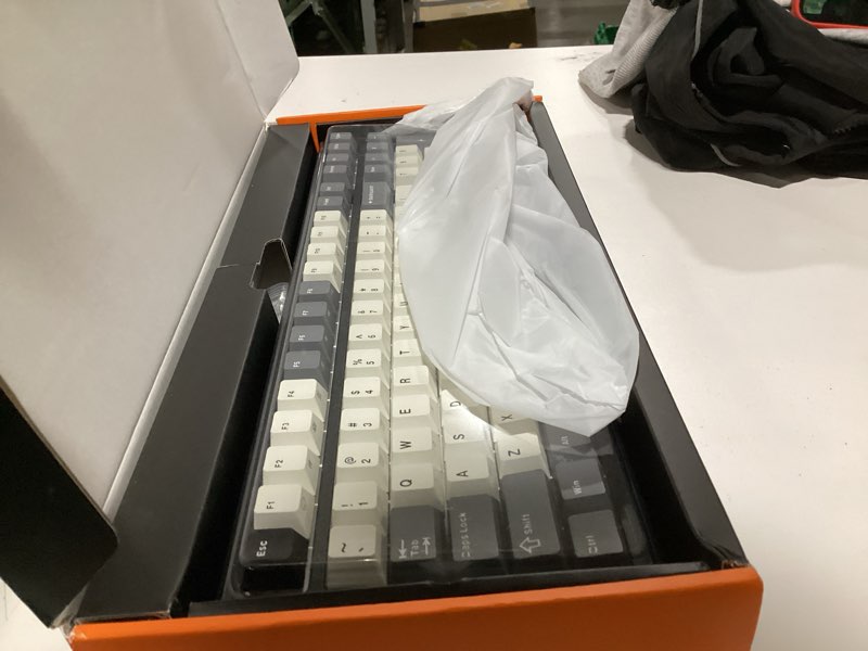 Condition photo showing New/Like New for RK ROYAL KLUDGE F99 Wireless Mechanical Keyboard with Numper Pad, Tri-Mode Hot Swappable 95%100 Keys Gaming Keyboard BT/2.4G/USB-C, Pro Software, 5000mAh Battery, Customed Linear Creamy Switches Linear Cream Switch Knight Black