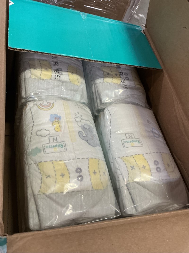 Condition photo showing Good Condition for Pampers Swaddlers Diapers, Size 0 (up to 10 lbs), 84 Count, Absorbent, Keeps Baby Dry and Comfortable, Skin Safe Disposable Baby Diaper (Packaging May Vary) Newborn 84