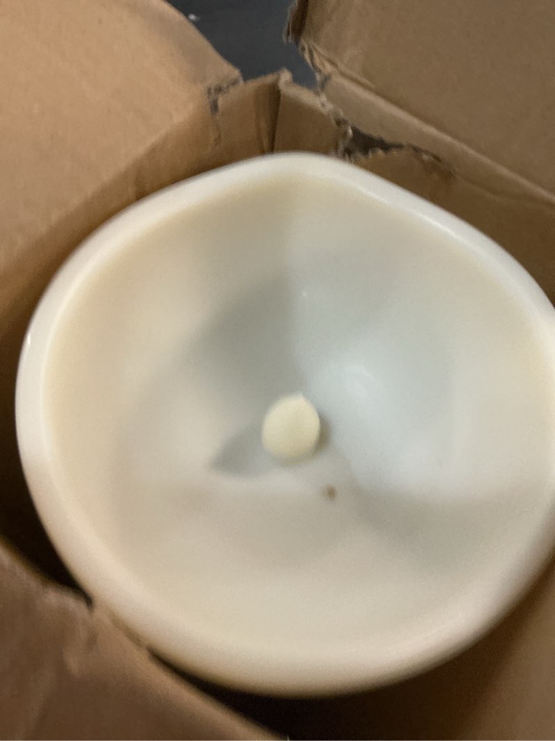 Condition photo showing New/Like New for homemory 6" x 12" extra large outdoor waterproof candle with auto 6-hour timer, ivory plastic made, long last for half a year extra large, 6"x12"
