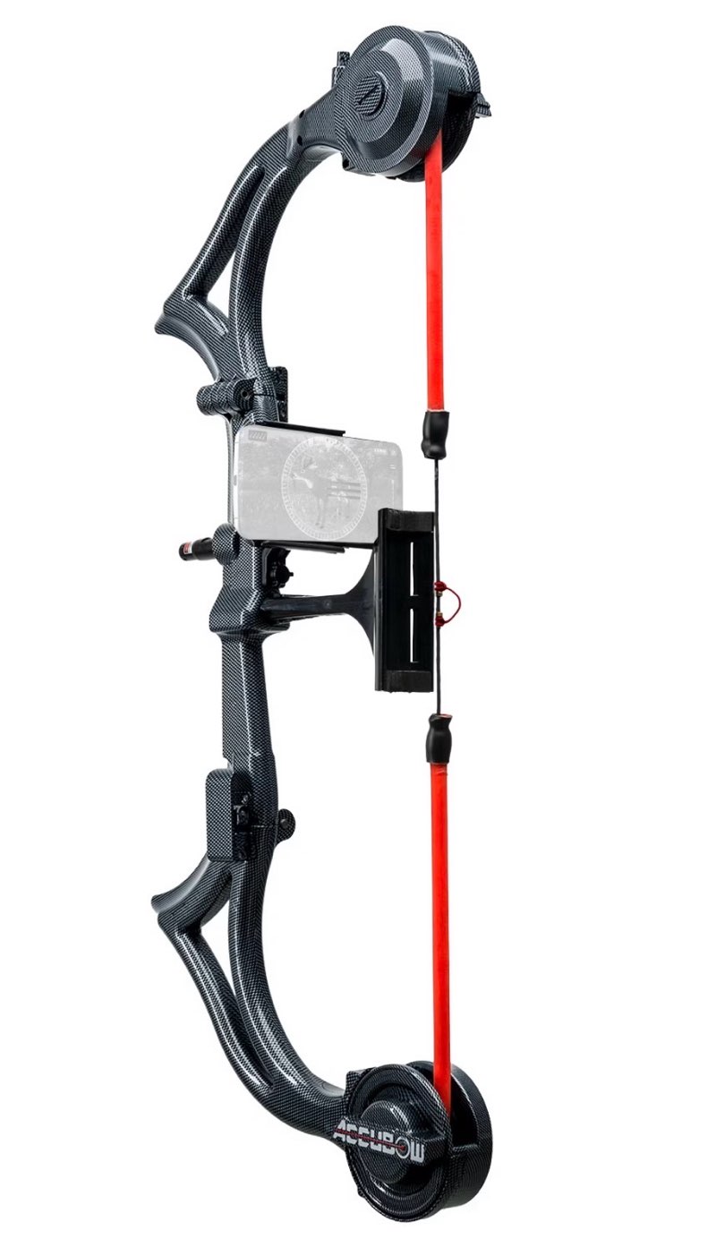 AccuBow 2.0 Carbon Fiber Virtual Archery Training Bundle Package - Silver