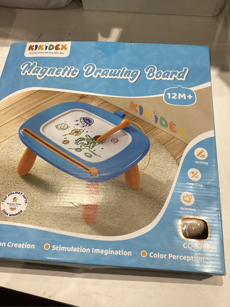 Condition photo showing Good Condition for Kikidex Magnetic Drawing Board, Toddler Girl Toys for 1-2 Year Old, Doodle Board Pad Learning and Educational Toys for 1 2 3 Year Old Baby Kids Birthday Gift(Soft Pink)