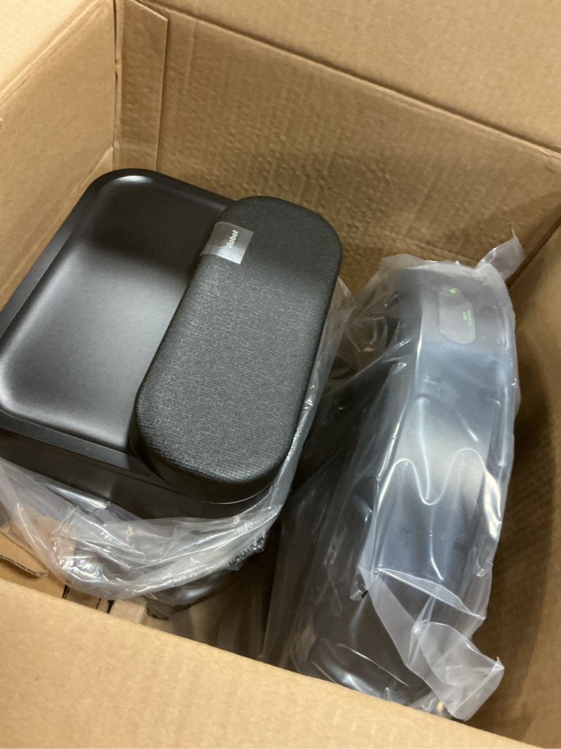Condition photo showing As Is for irobot roomba 105 vac robot vacuum with autoempty dock - self-empties for 75 days, easy to use, intense power-lifting suction, lidar navigation, multi-surface cleaning, cleans in neat rows roomba 105 vac ae