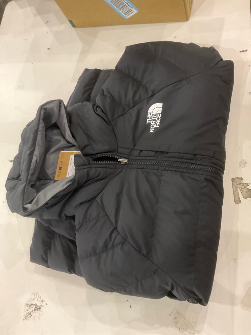 The North Face Girls' Reversible Perrito Parka Waterproof Jacket with Internal Waist Cinch Cord & Se