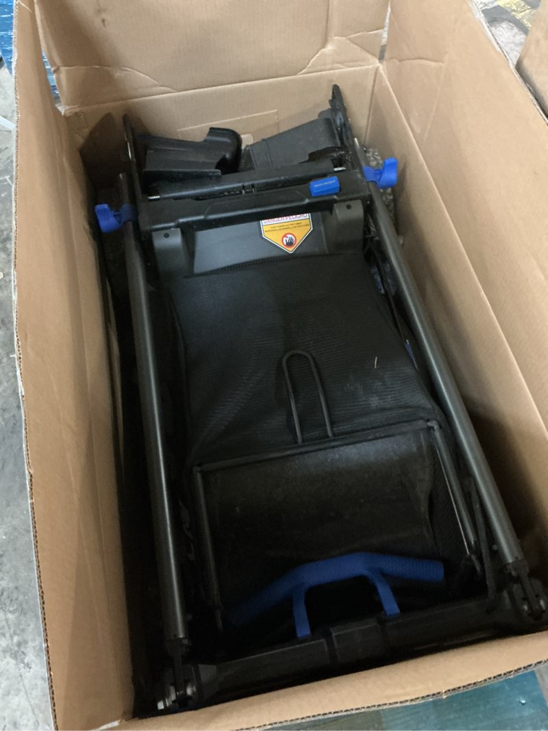 Condition photo showing As Is for kobalt 48v max (24vx2) 21-in push mower kit, (2) 5.0ah batteries and charger included