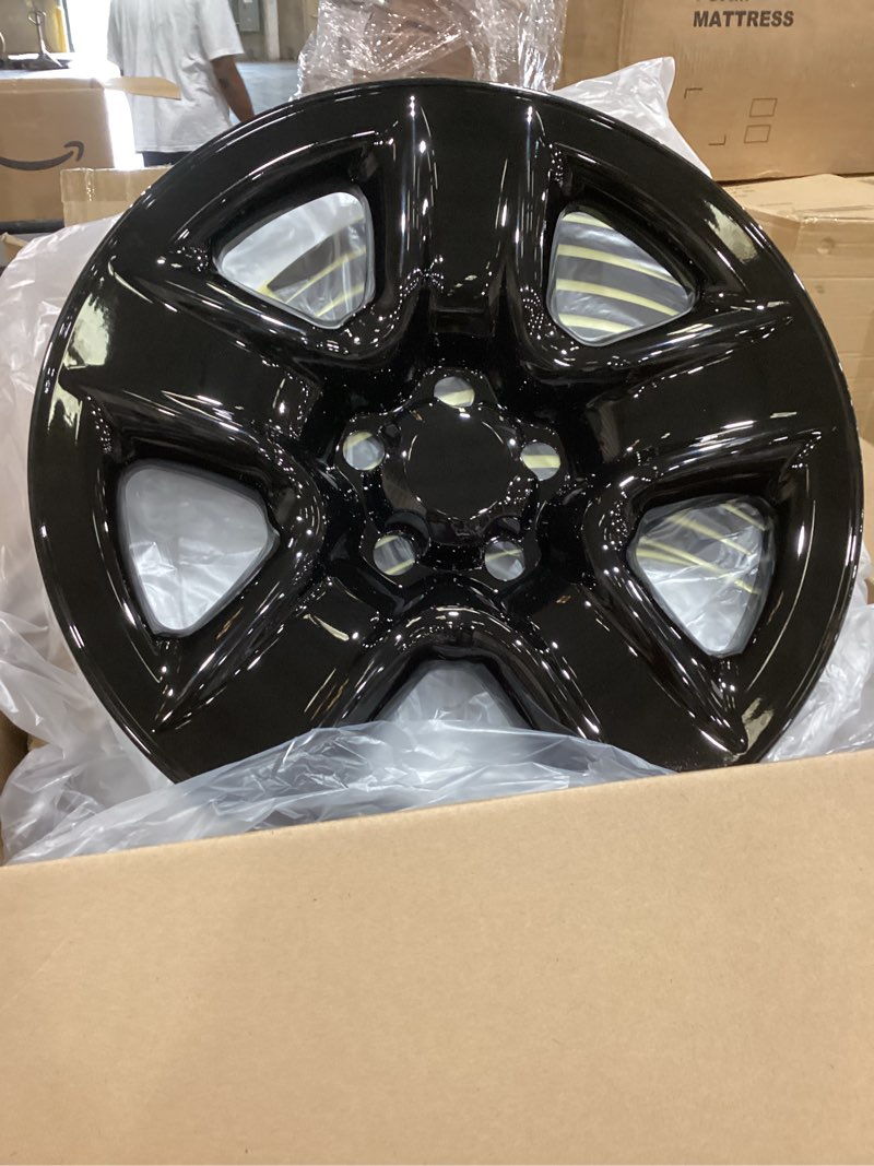 Condition photo showing Good Condition for wheel skins compatible with toyota rav4 2006-2012; 17-inch ; wheel covers set of 4pcs (glossy black)