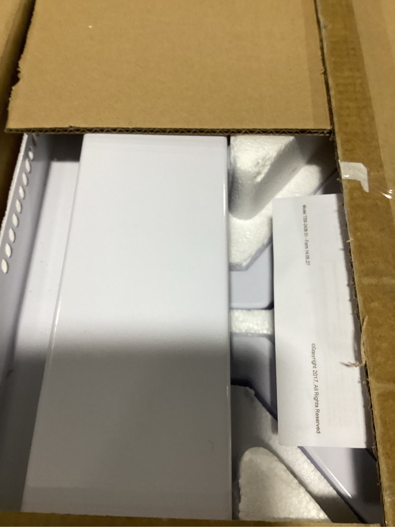 Condition photo showing Good Condition for top shelf tsb-2438 universal heavy duty window air conditioner ac support bracket -holds up to 225 lbs., no drilling or tools required, white
