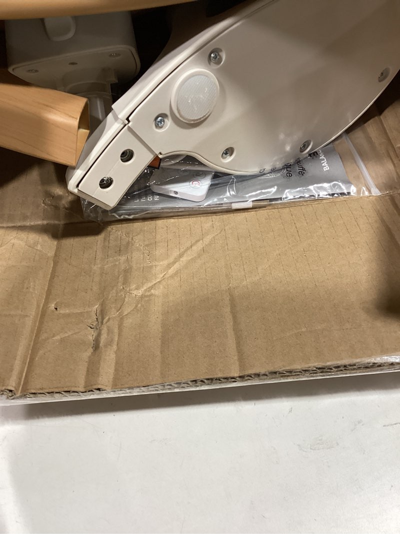 Condition photo showing New/Like New for baby swings for infants, monamii baby swing, bluetooth infant swing with music speaker, 5 speeds and remote control, indoor & outdoor use (beige)