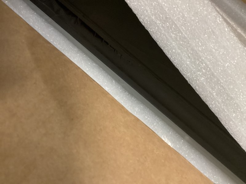 Condition photo showing New/Like New for buruis 20 x 28 inch medicine cabinet with led lights and mirror, recessed/wall mounted bathroom cabinet, 3-color light, defogger, memory function, outlet & usb, dimmer, black 20'' x 28'' right hinge