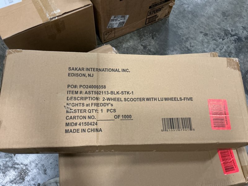 Condition photo showing New/Like New for five nights at freddy's 2 wheel kick scooter for kids - easy & portable fold-n-carry design, ultra-lightweight, comfortable & safe, durable & easy to ride