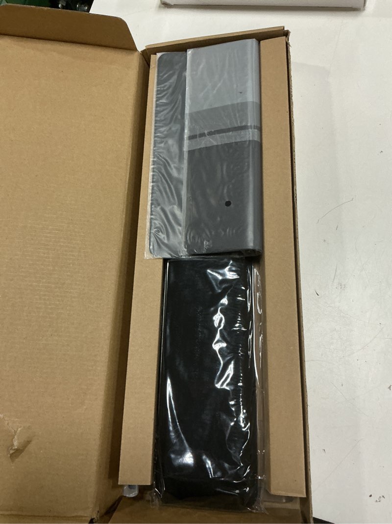 Condition photo showing New/Like New for computer keyboard wrist rest bracket, memory foam keyboard wrist rest set, non-slip silicone base, pergonomic and convenient typing, ain relief,suitable for office, work, gaming (black)