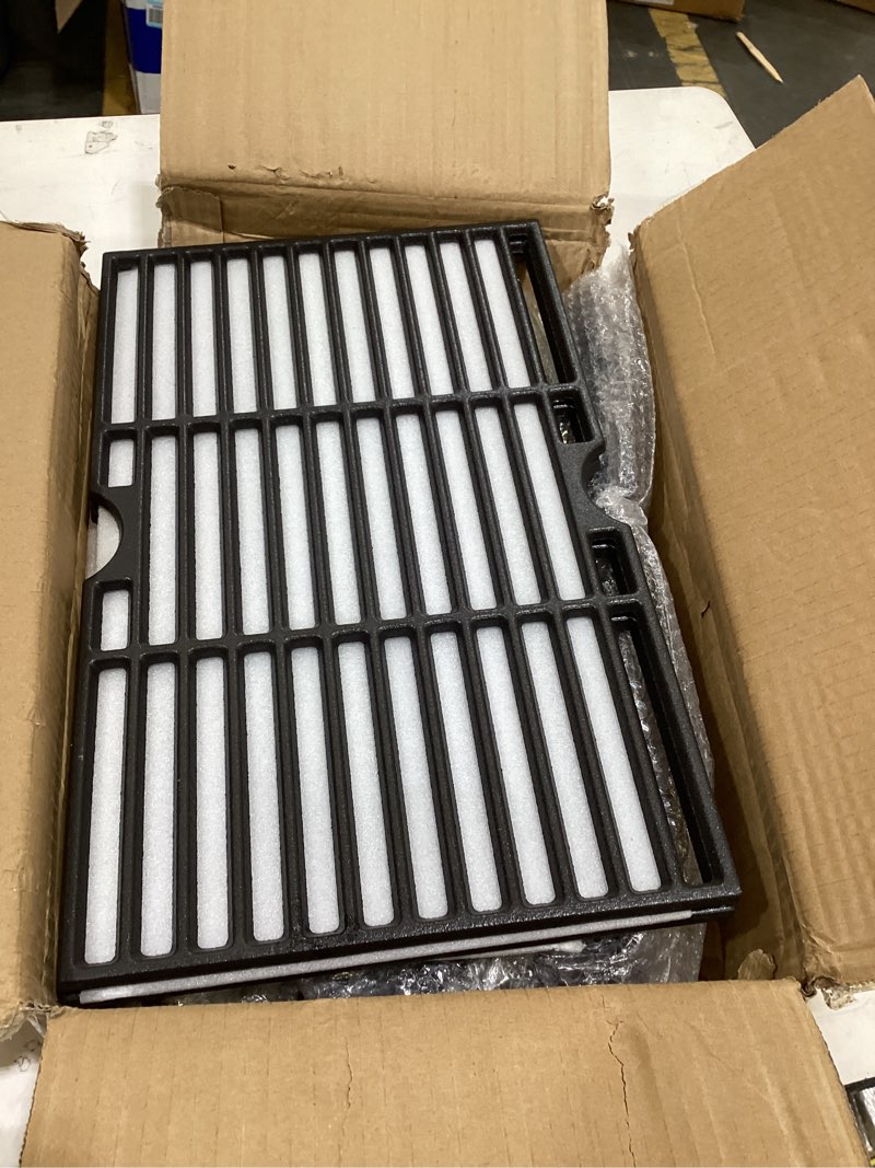 Condition photo showing Good Condition for dgh474crp grease tray replacement parts for dyna glo dgh474crp, dgh483crp, dgh485crp, dgh474crp-d, 24"-30" adjustable drip pan, grill grates, heat shields and burners for dyna-glo 5 burner gas grill