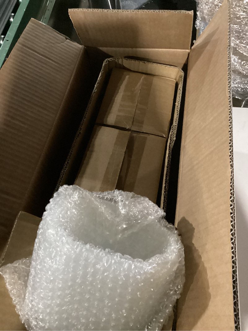 Condition photo showing New/Like New for Adam Modern 3-Light Vanity Light Industrial Wall Sconce Lighting Fixture with Etched Glass Shade in Dark Bronze Black Finish for Bathroom, Hallway, Kitchen, Mirror 3 Light