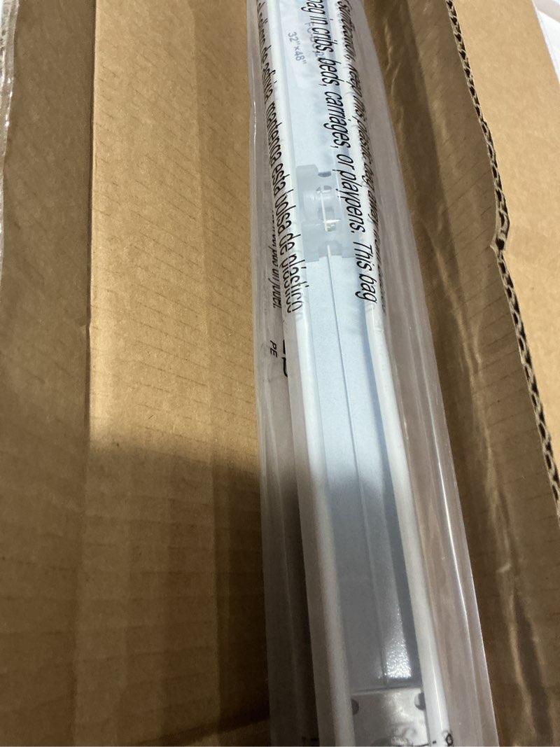 Condition photo showing Good Condition for LazBlinds Cordless Cellular Shades, Blackout Privacy Honeycomb Shades for Home, Thermal Insulation Noise Reduction Blinds for Windows, 32'' W x 48'' H, White Blackout-white 32'' W x 48'' H