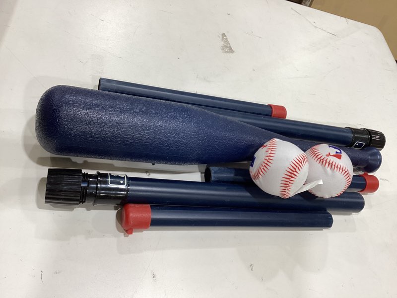 Condition photo showing As Is for Franklin Sports Kids Baseball Tee - MLB 2-in-1 Grow-with-Me Tee Ball