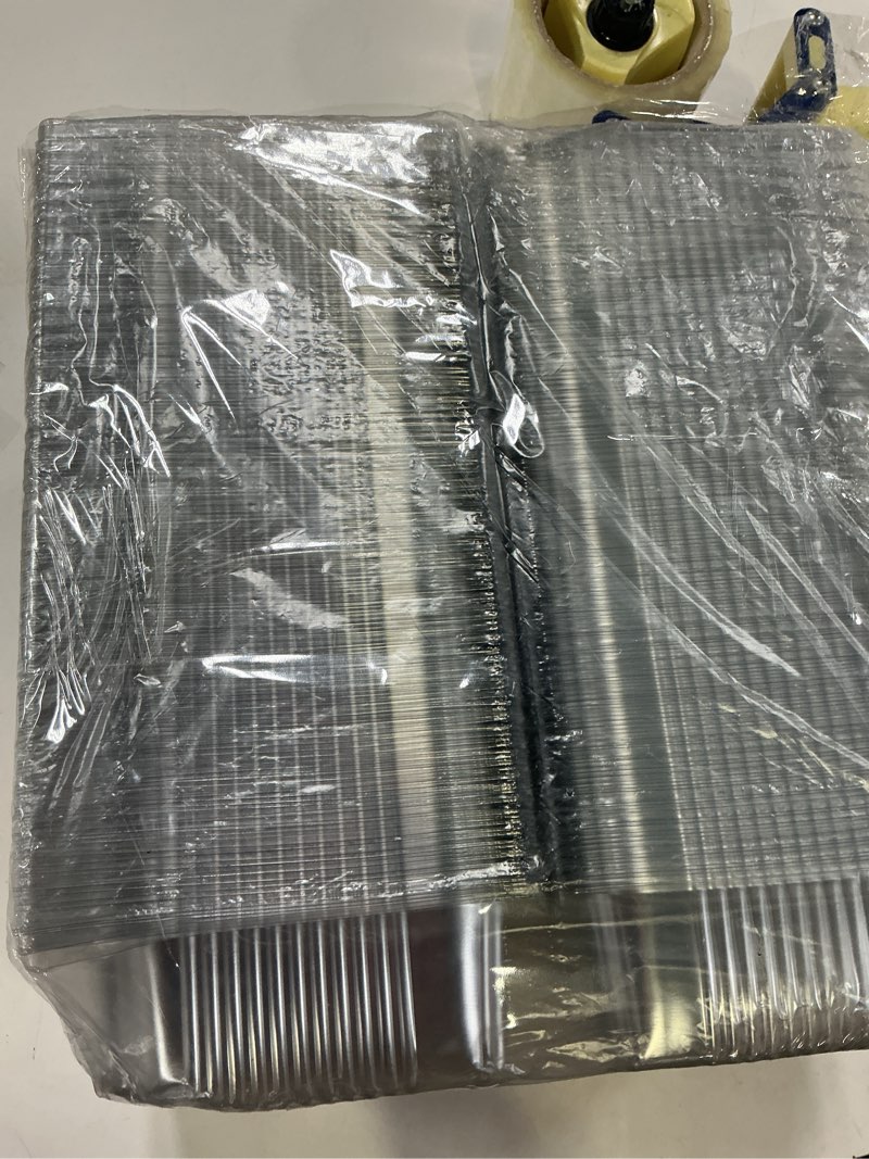 Condition photo showing Good Condition for goiio 200 pcs 7.3 x 4.9 x 3.8 inch plastic hinged food container | disposable clamshell take out food containers for salads, hamburger, fruit, cake, cookie, sandwiches