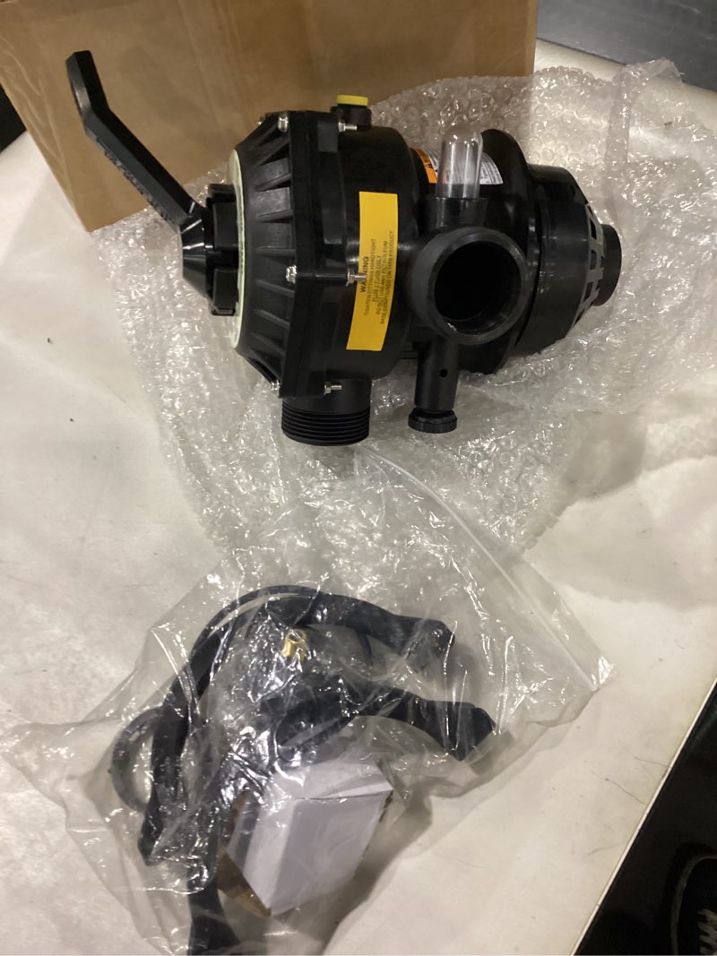 Condition photo showing New/Like New for 1-1/2-Inch 6-Way Clamp Style Valve Fit for Pentair Meteor/Sand Dollar/Tagelus/Sta-Rite Cristal-Flo II Pool and Spa Sand Filter, Multi-Port Valve for Pentair-262506