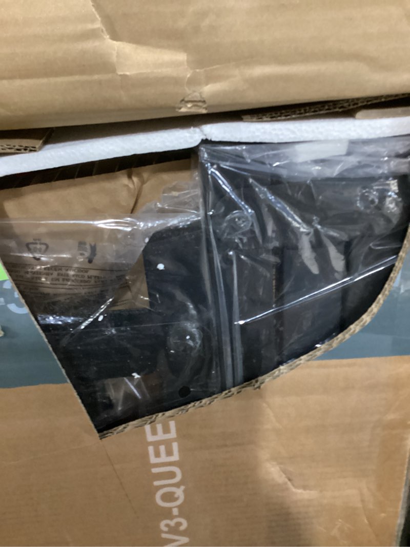 Condition photo showing Good Condition for Hafenpo 14 Inch Queen Bed Frame - Sturdy Metal Platform Queen Size, No Box Spring Needed, Heavy Duty, Easy Assembly, Strong Bearing Capacity, Under Bed Storage, Black Queen 14 Inch