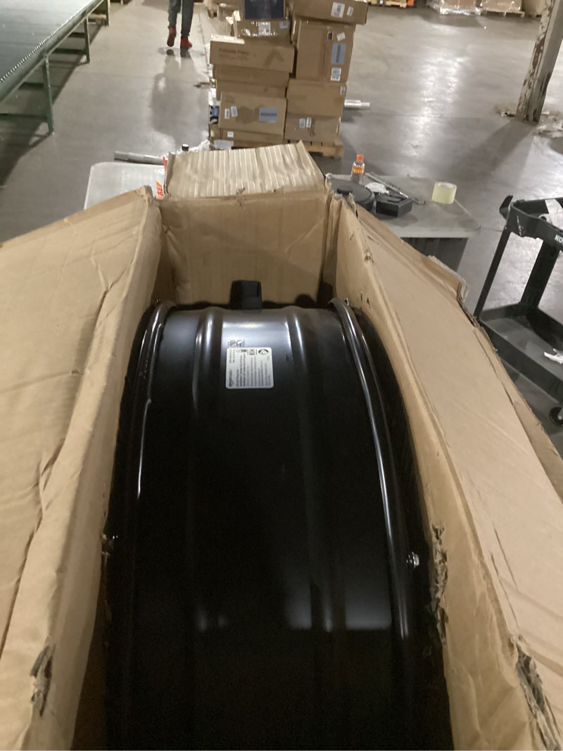 amazon basics 24" 215w high-velocity, heavy-duty industrial fan, drum fan, with ul-certified safety 