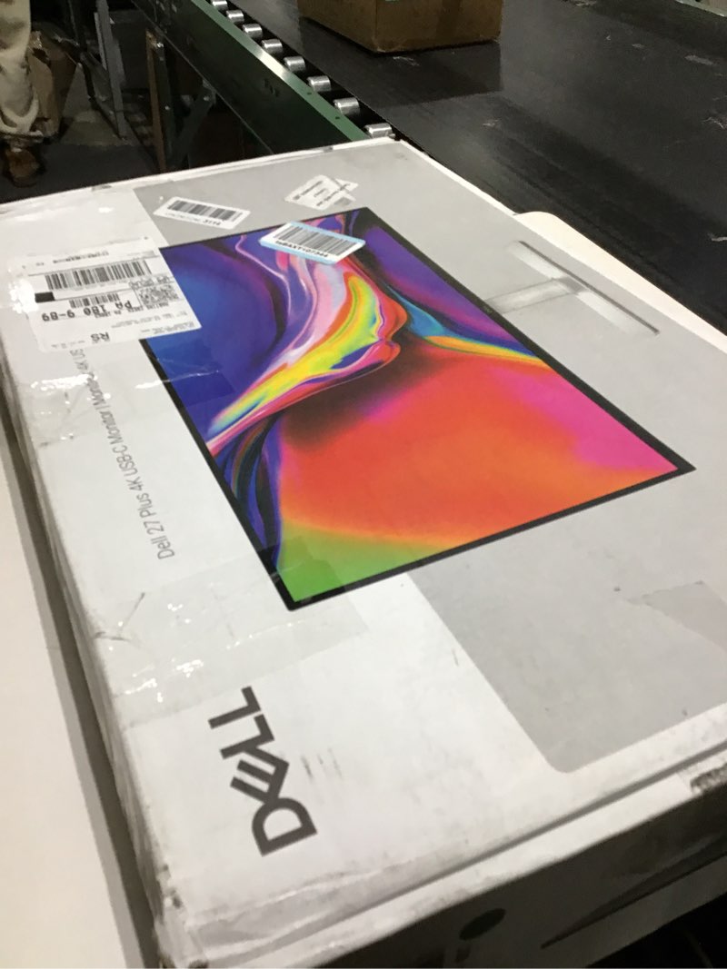 Condition photo showing New/Like New for Dell 27 Plus 4K USB-C Monitor - S2725QC - 27-inch 4K (3840 x 2160) 120Hz 16:9 Display, AMD FreeSync Premium, sRGB 99%, Integrated Speakers, 1500:1 Contrast Ratio, Comfortview Plus - Ash White 27 Inches S2725QC USB-C