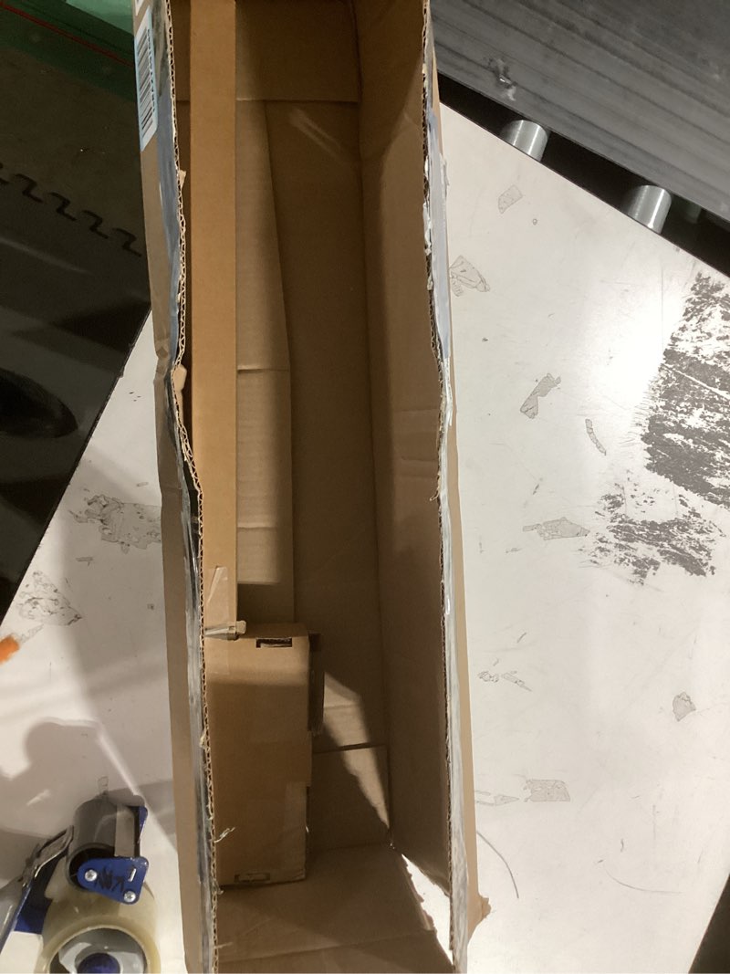 Condition photo showing As Is for Ivilon Drapery Window Curtain Rod - End Cap Style Design 1 Inch Pole. 28 to 48 Inch Color Warm Gold 28 to 48 in.