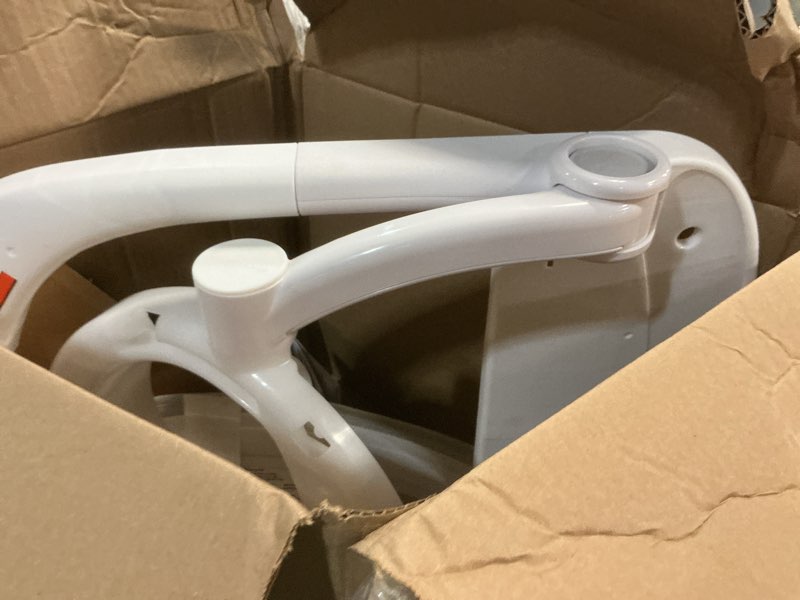 Condition photo showing New/Like New for fisher-price portable baby chair sit-me-up floor seat with developmental toys & machine washable seat pad, rainbow showers