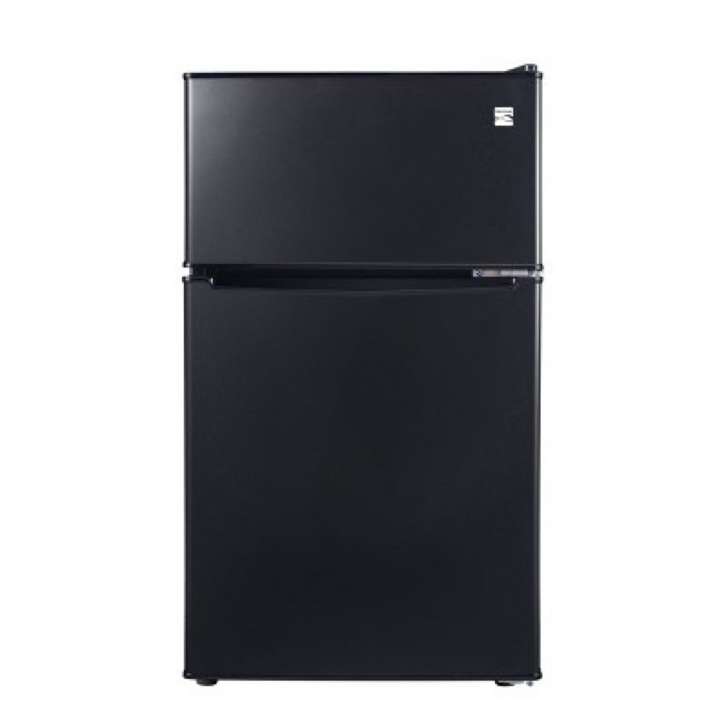 Kenmore 3.1 cu-ft Refrigerator - Black: Energy Star Certified, Mini Fridge for Dorm, Manual Defrost, Adjustable Shelves
