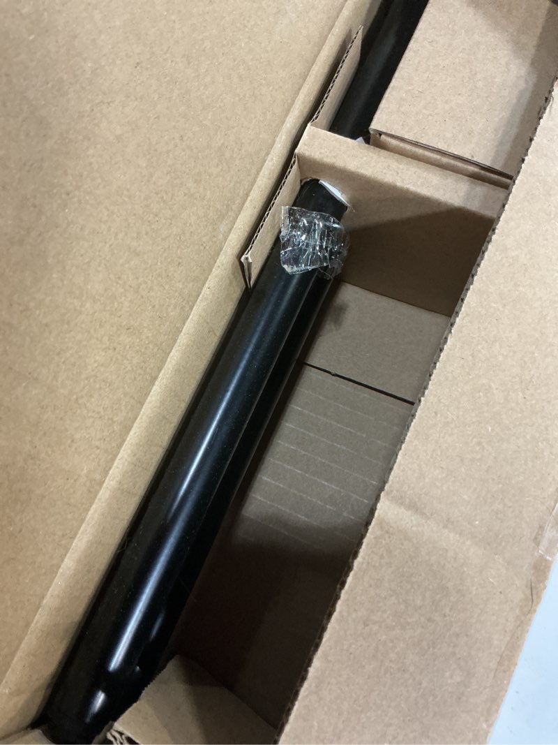 Condition photo showing Good Condition for amazon basics room darkening double curtain rod, 48" to 88", black, easy to install black 48" to 88" double rod