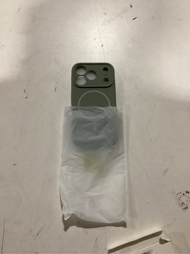 Condition photo showing Good Condition for Miracase Magnetic for iPhone 17 Pro Case, Compatible with MagSafe, Integrated Silicone Camera Control Cover, 3.0mm Thicken Shockproof Drop Protection Phone Case for 17 Pro,Patina Green Patina Green iPhone 17 Pro