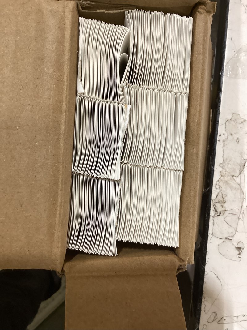 Condition photo showing New/Like New for changshade 6-pack temporary light filtering paper blinds for window, cut to size adhesive paper shades, stick on pleated blinds,no drill easy install,36" w x 72" h,white white 36"w x 72"h