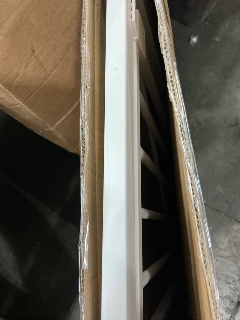 Condition photo showing Good Condition for BABELIO Baby Gate for Doorways and Stairs, 26-31" Pet Gate with Wide Walk Thru Door and Lock Indicator, No Drill Pressure Mounted Safety Gate with Double Lock and Self-Closing, White White 26-31"W, 30"H