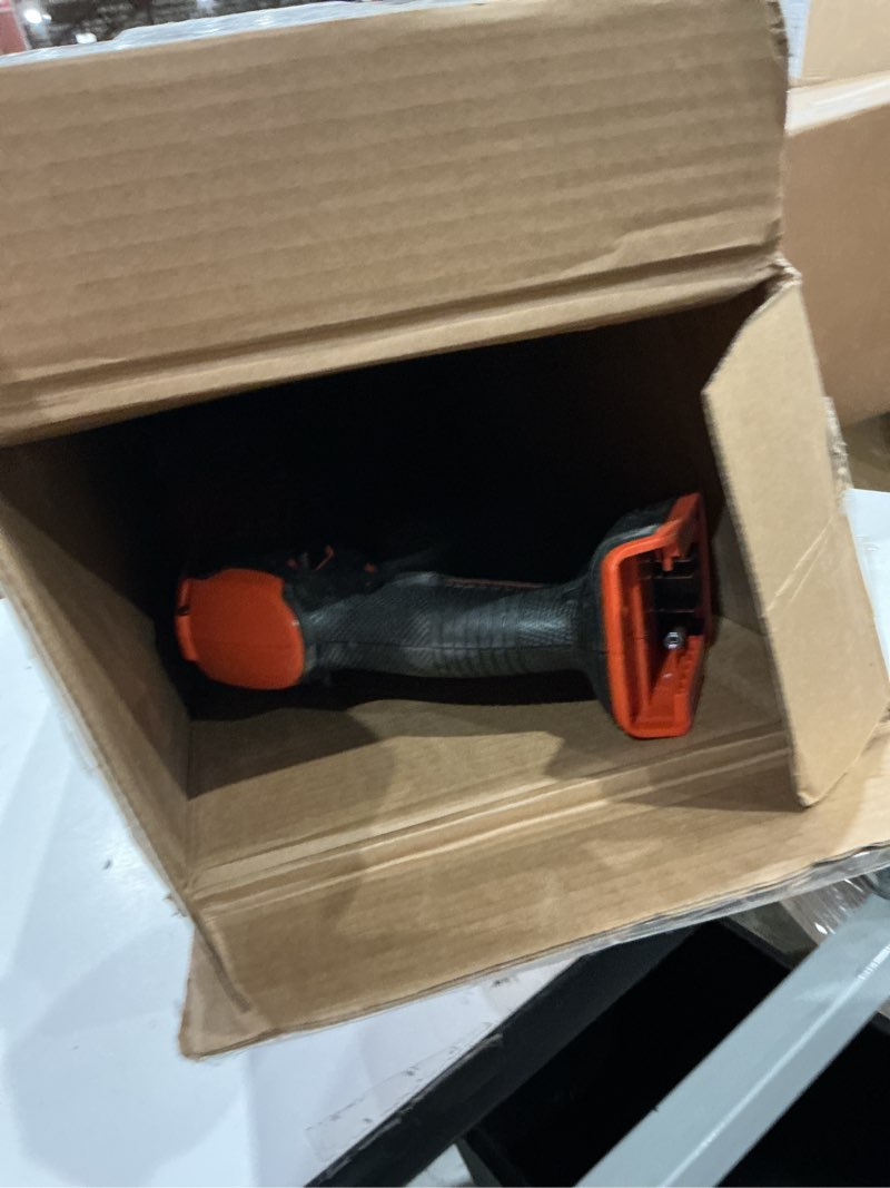 Condition photo showing As Is for beyond by black+decker 20v max string trimmer / edger, 12-inch (lst522e1aev) trimmer/edger