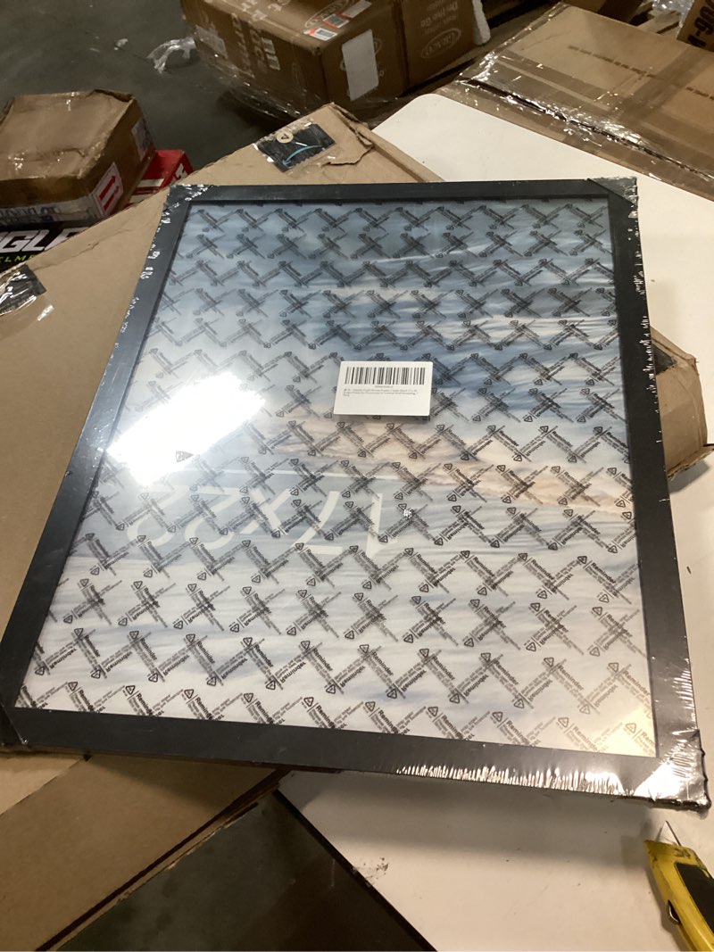 Condition photo showing Good Condition for 17x22 Picture Frame, Classic Black 17 x 22 Poster Frame for Horizontal or Vertical Wall Mounting, 1 Pack Black 17x22