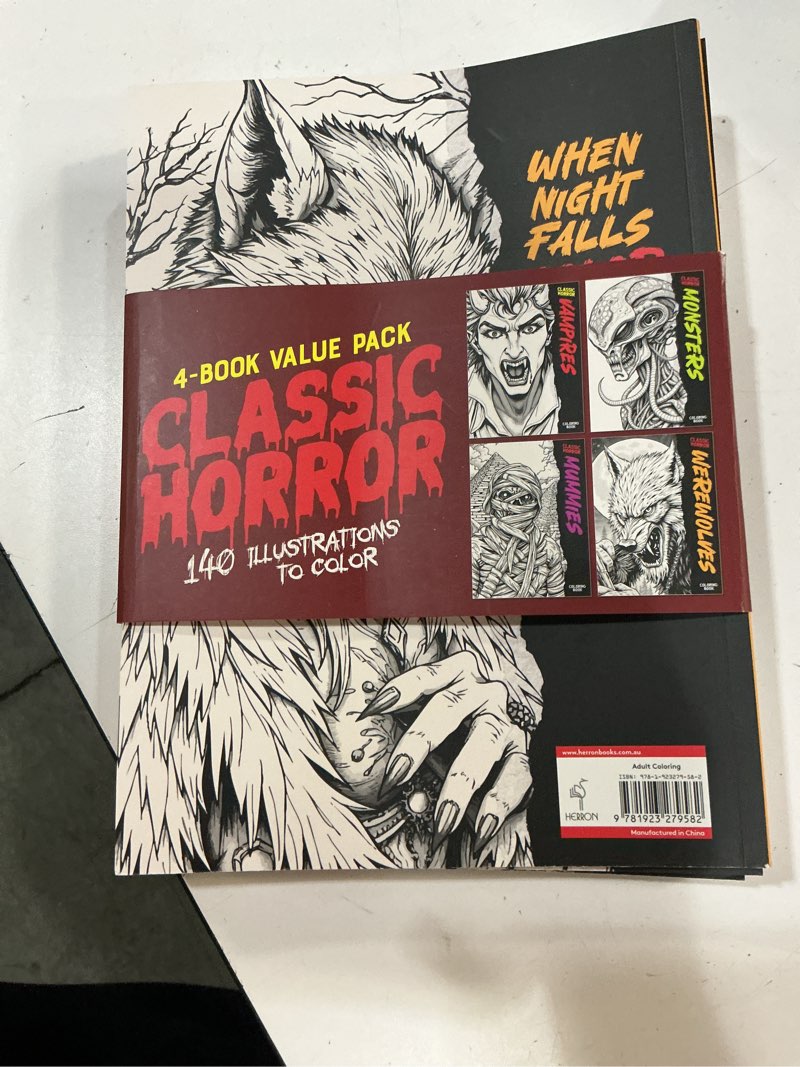 Condition photo showing New/Like New for classic horror 4 pack bundle