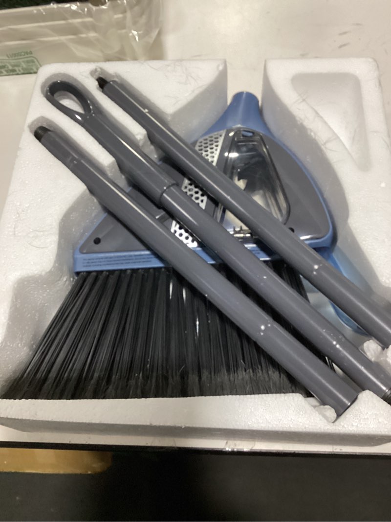 Condition photo showing As Is for Vabroom Cordless 2-in-1 Sweeper with Built-In Vacuum