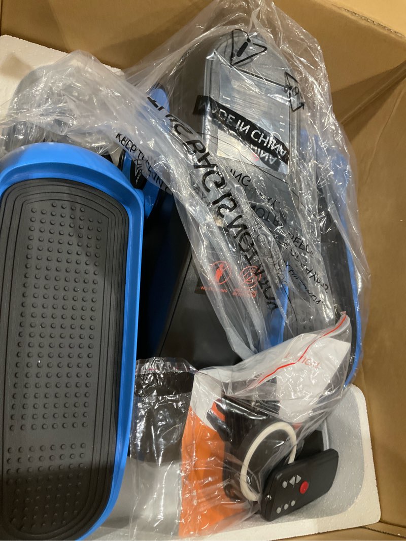 Condition photo showing New/Like New for ANCHEER Under Desk Elliptical, Ellipse Leg Exerciser for Seniors Fully Assembled , Electric Seated Pedal Exerciser with Remote Control & 12 Adjustable Speed/Resistance Blue